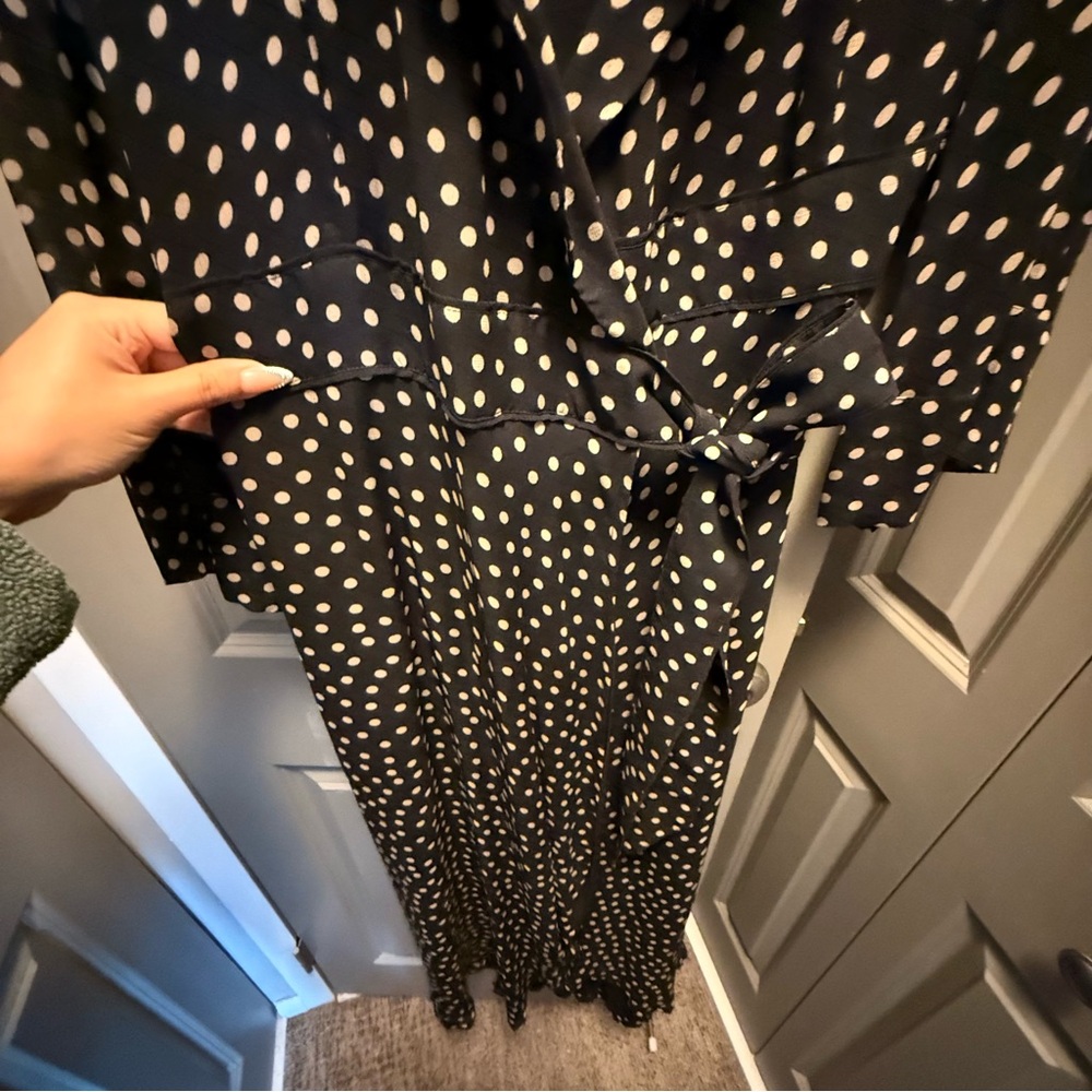 Ganni polka dot wrap Dress - Picture 5 of 6